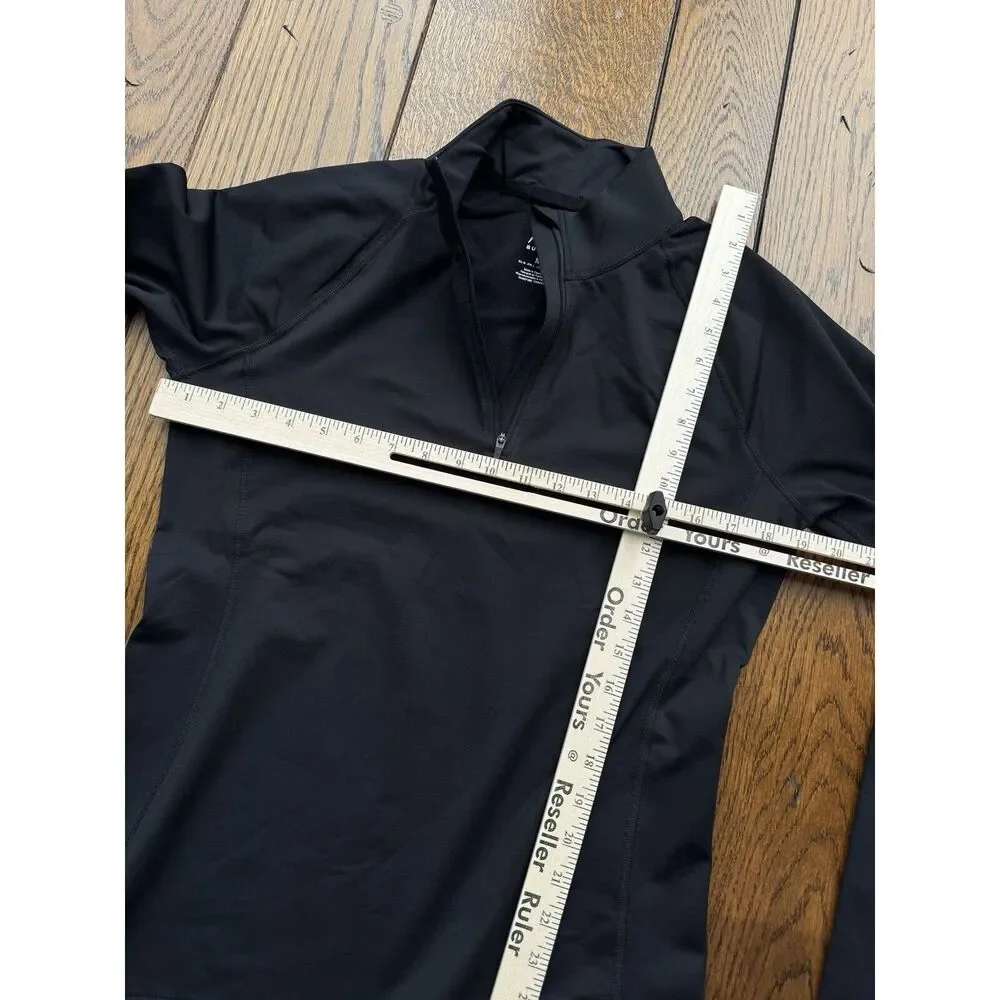 Burton Women's Heavyweight X Base Layer Quarter-Zip Top Black Medium NWT - Picture 4 of 6